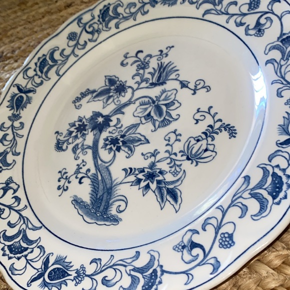 Double Phoenix, iron stone plate “Ming tree” made in Japan - Picture 3 of 5